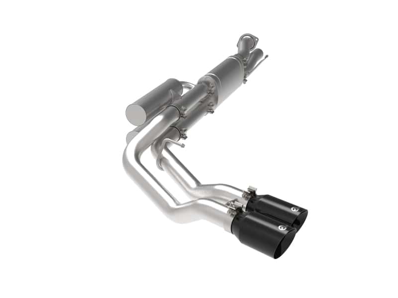 aFe — aFe Rebel Series 3in 409 SS Cat-Back Exhaust w/ Black Tips 17-20 Ford F-250/F350 V8 6.2L/7.3L
Cat-Back Exhaust - view 1