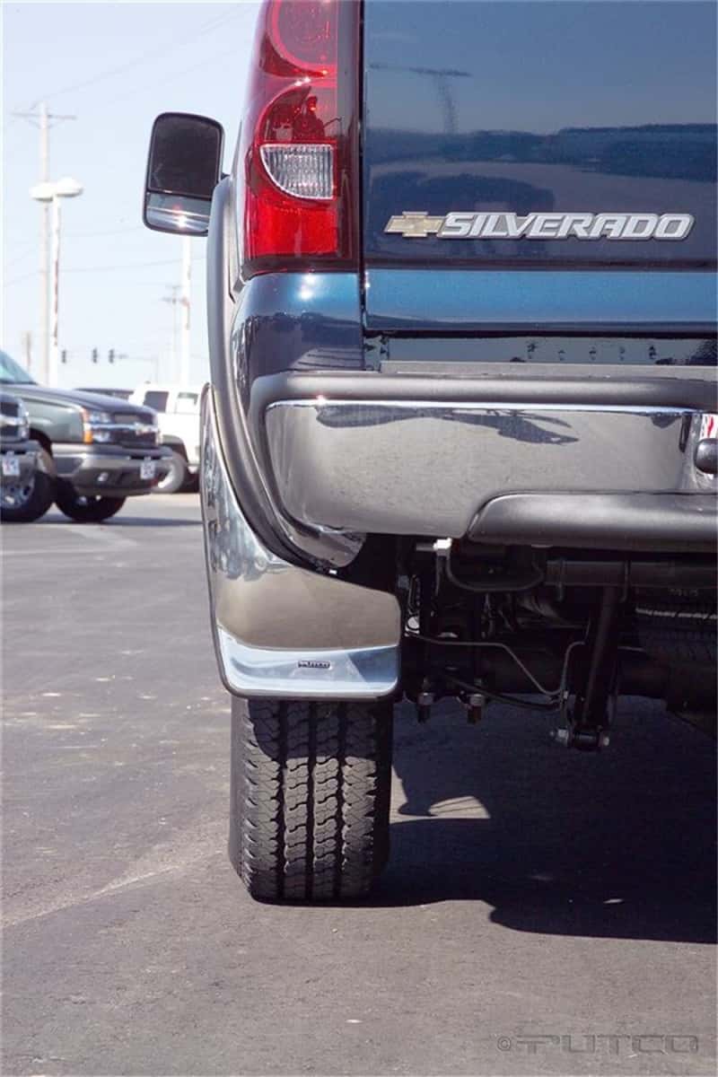 Putco — Putco 03-06 Chevrolet Silverado LD/HD w/ Factory Flares (Rear) Form Fitted Mud Skins
Mud Flap - view 1