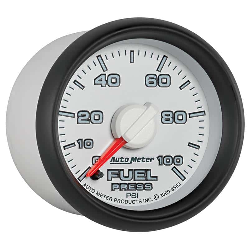 AutoMeter — Autometer Factory Match 52.4mm Full Sweep Electronic 0-100 PSI Fuel Pressure Gauge Dodge
2-1/16" FUEL PRESS, - view 5