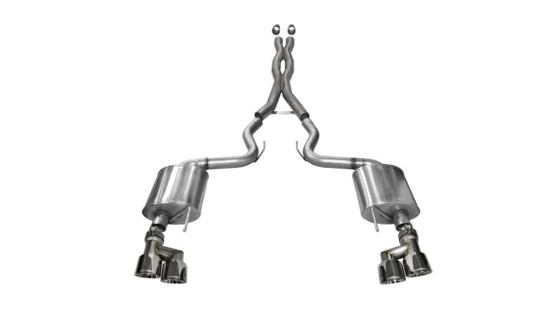 CORSA Performance — Corsa 2015-2017 Ford Mustang GT 5.0 3in Cat Back Exhaust Polish Quad Tips (Sport)
Exhaust - view 1