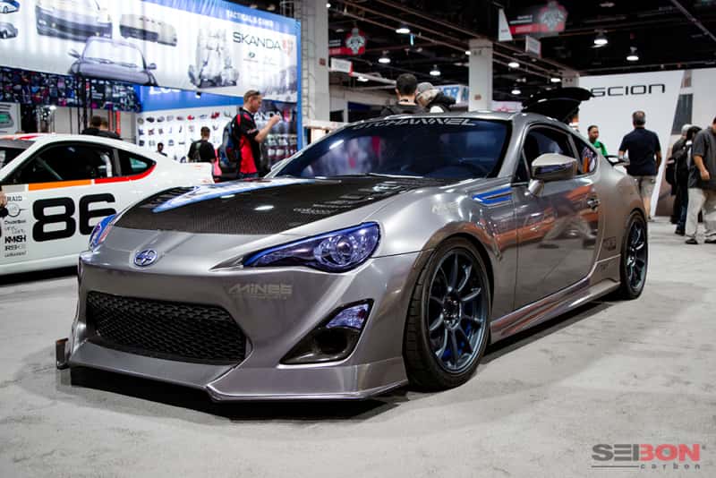 Seibon — Seibon 12-13 BRZ/FRS OEM Carbon Fiber Hood - view 4