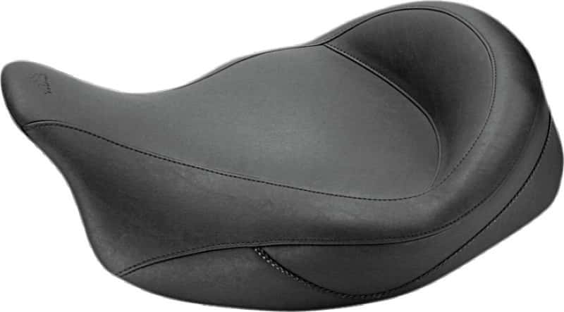 Mustang Motorcycle — Mustang 08-21 Harley Electra Glide Std,Rd Glide,Rd King,Str Glide Super Touring Solo Seat - Black - view 1