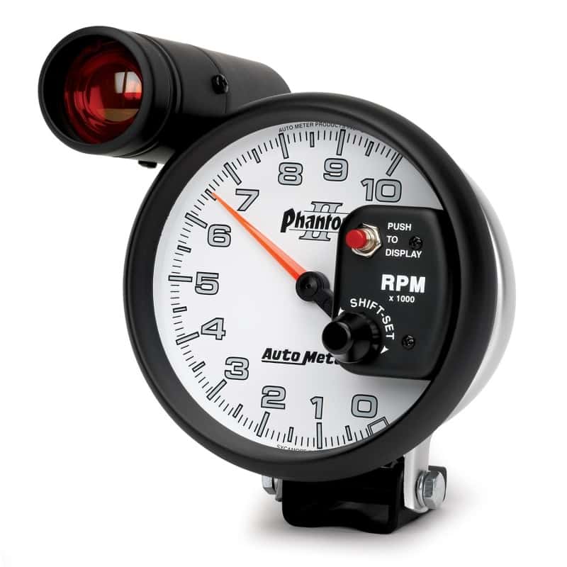 AutoMeter — Autometer 5 inch Pedestal Mount 10000 RPM Shift-Lite Tachometer
5" TACH, 10,000 RPM, - view 8