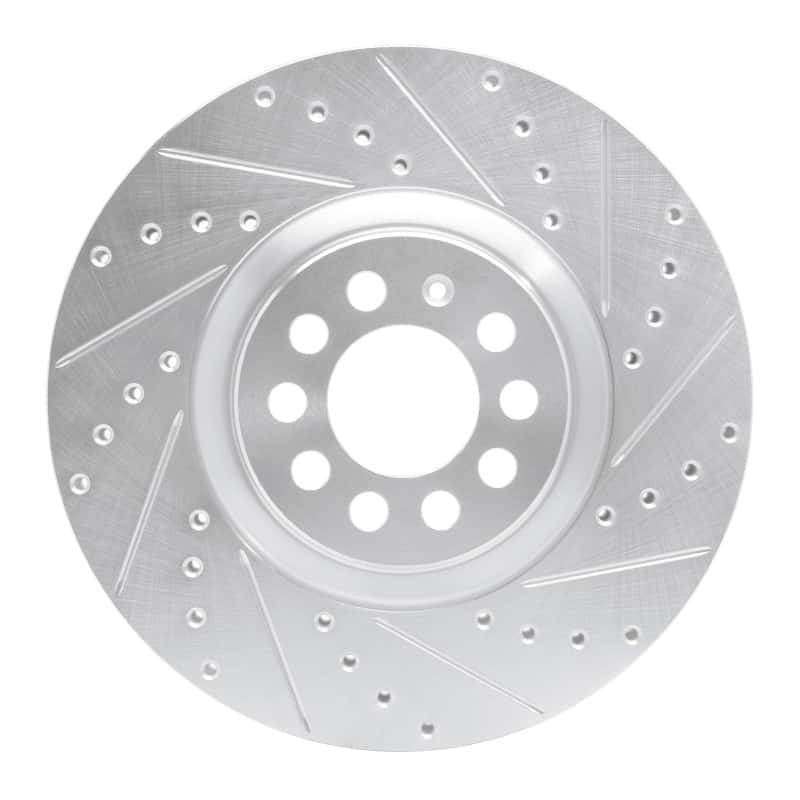 R1 Concepts — R1 00-06 Audi TT Front Right Drilled & Slotted Silver Brake Rotor
R1 Brake Rotor Drill - view 1