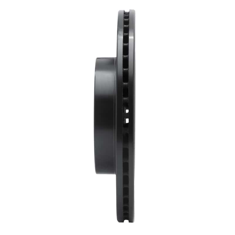 R1 Concepts — R1 12-15 Scion IQ Front Right Drilled & Slotted Black Brake Rotor
R1 Brake Rotor Drill - view 3