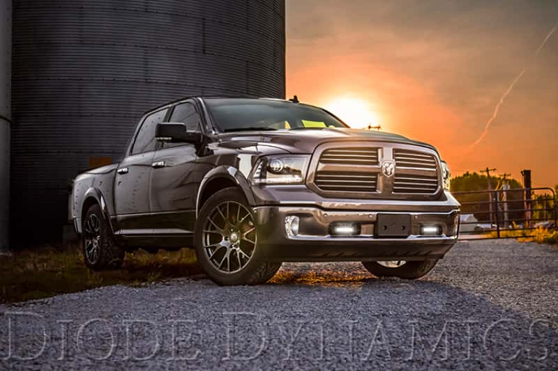 Diode Dynamics — Diode Dynamics Ram 2013 Standard Stage Series 6 In Kit - White Wide - view 4