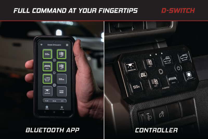 Diode Dynamics — Diode Dynamics 16-23 Toyota Tacoma D-Switch Hub Mounting Kit - view 5