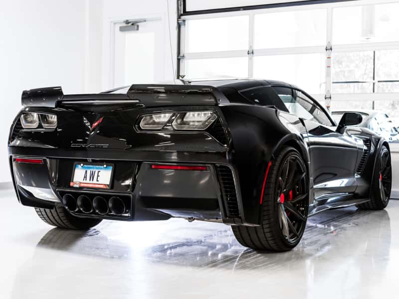 AWE Tuning — AWE Tuning 14-19 Chevy Corvette C7 Z06/ZR1 Touring Edition Axle-Back Exhaust w/Black Tips
Touring Exhaust - view 3