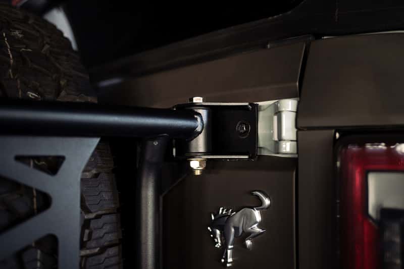 DV8 Offroad — DV8 Offroad 21-23 Ford Bronco Spare Tire Guard & Accessory Mount - view 4