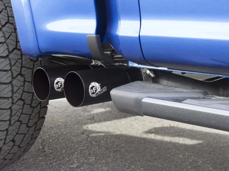aFe — aFe Rebel 3in 409 SS Cat-Back Exhaust 2021 Ford F-150 V6 2.7L/3.5L (tt)/V8 5.0L w/ Black Tips
Cat-Back Exhaust - view 7