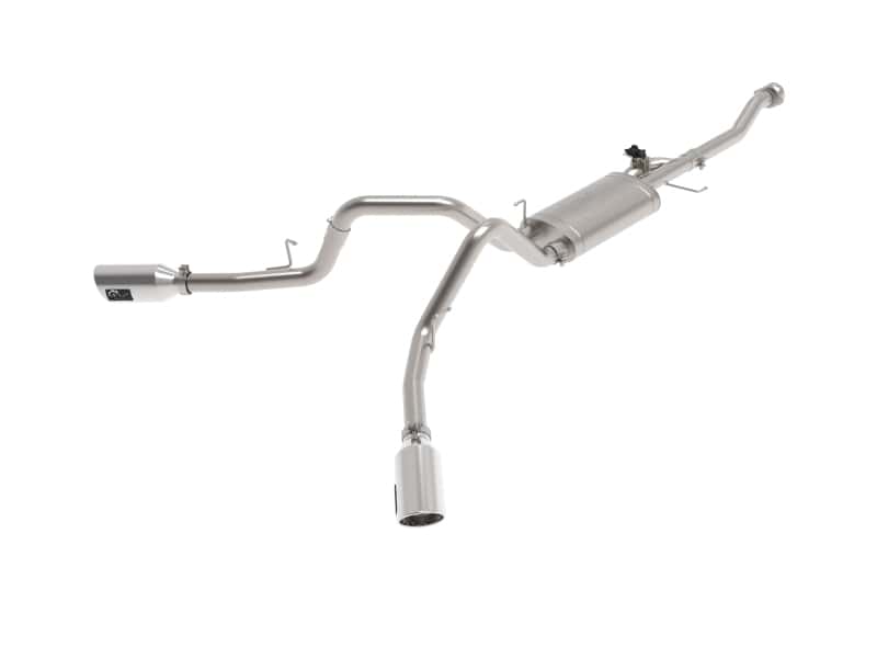 aFe — aFe Gemini XV 3in 304 SS Cat-Back Exhaust 2021 Ford F-150 V6 2.7L/3.5L (tt)/V8 5.0L w/ Polished Tips
Cat-Back Exhaust - view 1