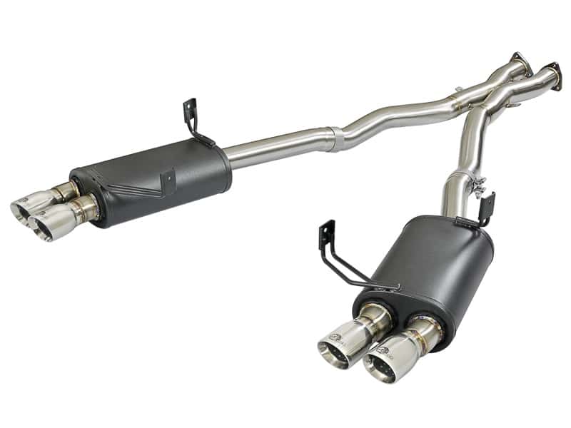 aFe — aFe MACH Force-Xp 2-1/2in 304 SS Cat-Back Exhaust w/Polished Tips 05-08 BMW Z4 M Coupe (E86) L6 3.2L
Cat-Back Exhaust - view 1