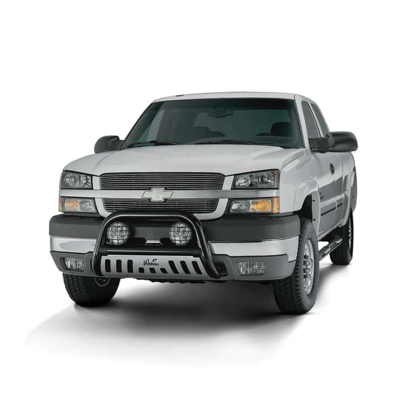 Westin — Westin 1999-2013 Chevy Silverado 1500 Crew Cab Signature 3 Nerf Step Bars - Black
Nerf/Step Bar - view 6