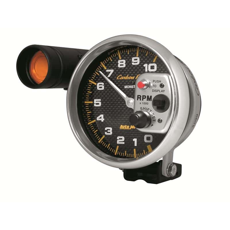 AutoMeter — Autometer Carbon Fiber Series 5-inch Tachometer w/ Shift Light (Different Discount Structure -12%)
TACH 5" 10K MNSTR CF - view 2