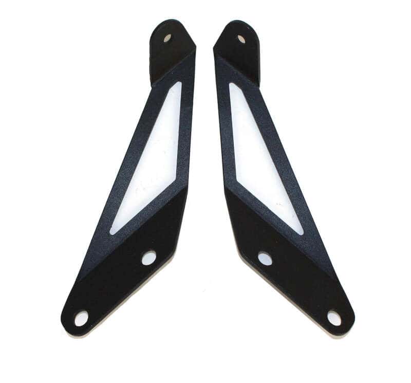 Fishbone Offroad — Fishbone Offroad 07-18 Jeep Wrangler JK Hood Light Mount Brackets - view 1