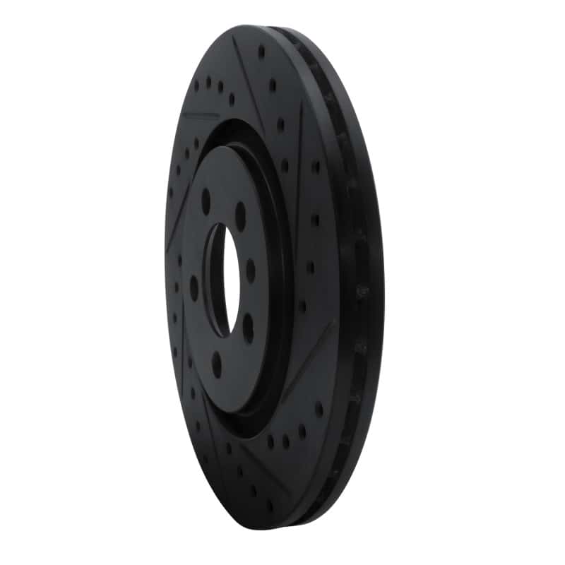 R1 Concepts — R1 92-95 Volkswagen CORRADO Front Right Drilled & Slotted Black Brake Rotor
R1 Brake Rotor Drill - view 2