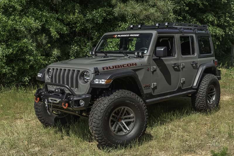 Rugged Ridge — Rugged Ridge Roof Rack with Basket 18-20 Jeep Wrangler JL 4Dr Hardtops
OFFROAD_EXTERIOR - view 2
