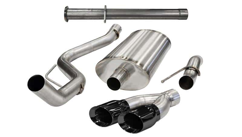 CORSA Performance — Corsa 2011-2014 Ford F-150 Raptor 6.2L V8 145in Wheelbase Black Xtreme Cat-Back Exhaust
Exhaust - view 2