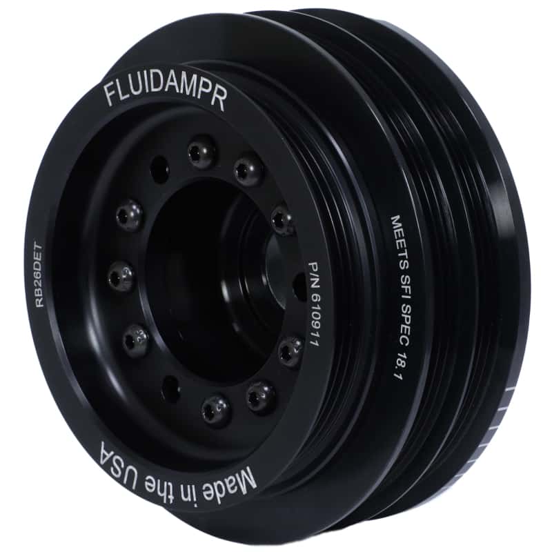 Fluidampr — Fluidampr Nissan RB26DET Phase-2 BCNR33 GT-R / BNR-34 GT-R Steel Internally Balanced Damper
Harmonic Balancer - view 1