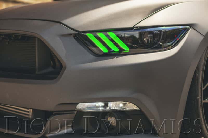 Diode Dynamics — Diode Dynamics 15-17 Ford Mustang RGBW DRL LED Boards - view 2