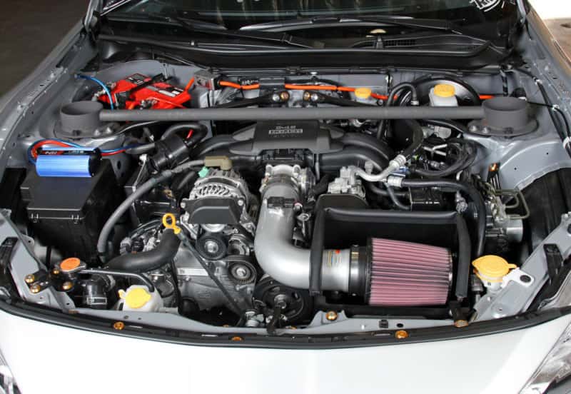 K&N Engineering — K&N 13 Subaru BRZ 2.0L / 13 Scion FR-S 2.0L Silver 69 Series Typhoon Intake
Performance Air Inta
Air Intake System - view 7