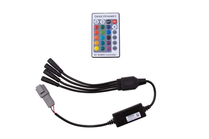 Diode Dynamics — Diode Dynamics RGBW 24-Key M8 RF Controller - view 1