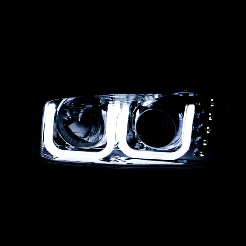 ANZO — ANZO 1999-2006 GMC Sierra 1500 Projector Headlights w/ U-Bar Black
Head Light Set
HdLtSet - view 4