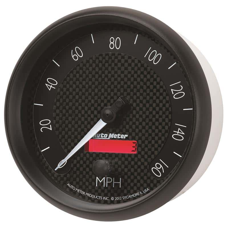 AutoMeter — Autometer GT Series 5in In Dash 0-160 MPH Electronic Programmable Speedometer
5" SPEEDO, 160 MPH, - view 3