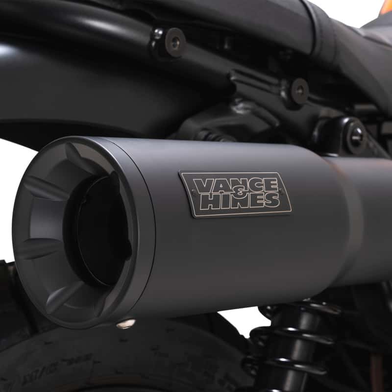 Vance and Hines — Vance & Hines Honda Cl500 Scrmblr HO S/O Black Slip-On Exhaust - view 2