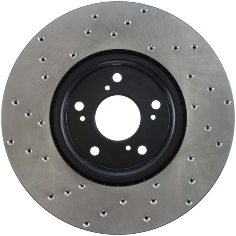 Stoptech — StopTech 04-08 Acura TL/TL-S Brembo Drilled Left Front Rotor
Cross Drilled Rotor - view 2