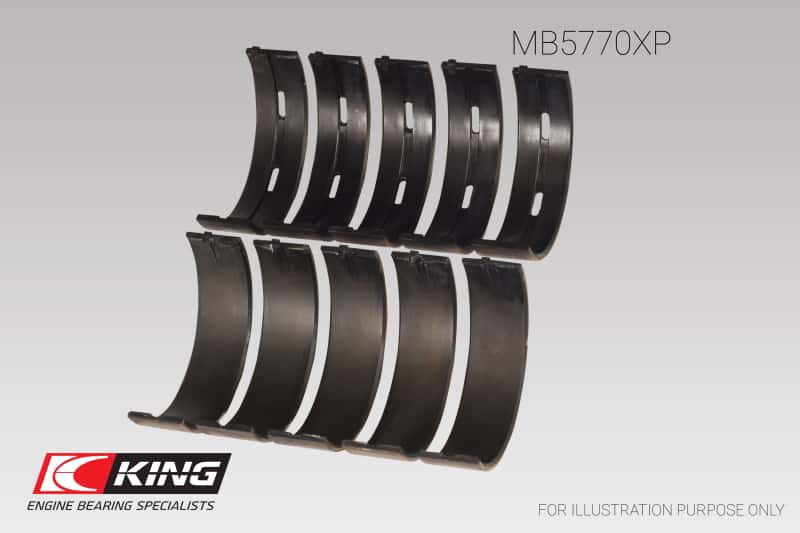 King Engine Bearings — King Engine Bearings Nissan VK45DD/E/ VK50VE/ Vk56DE/VD (Size 0.26) Main Bearing Set
Engine Bearing - view 3