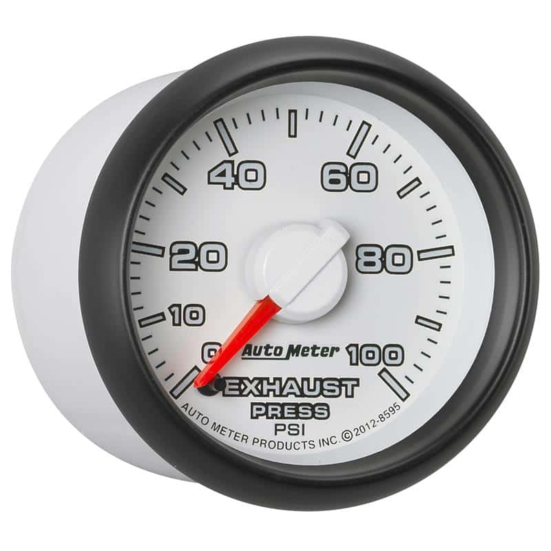 AutoMeter — Autometer Factory Match Exhaust Pressure Gauge 2-1/16in 0-100 PSI FSE Dodge
2-1/16" EXHAUST PRES - view 6