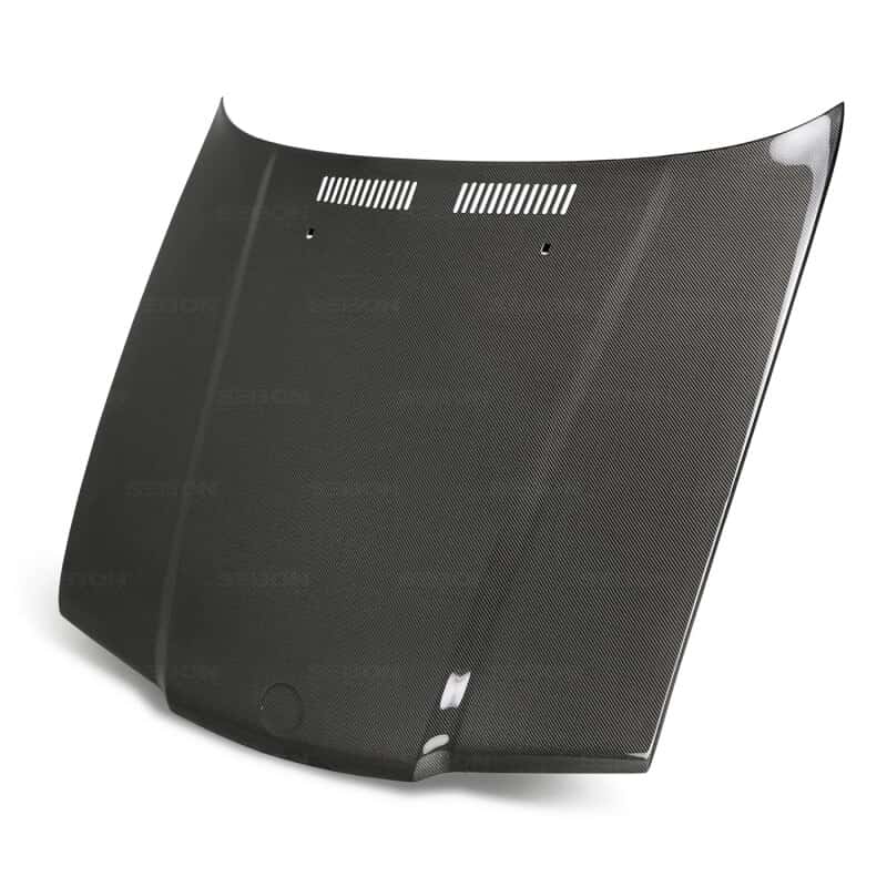 Seibon — Seibon 92-98 BMW 3 Series 2dr (E36) (Exc 318) OEM Carbon Fiber Hood - view 3