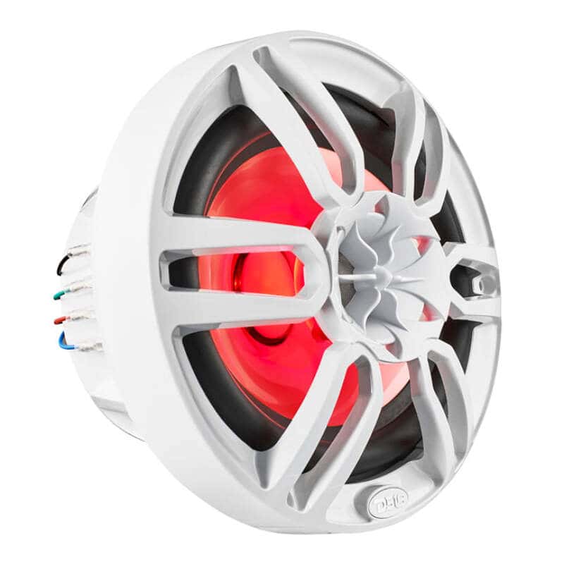 DS18 — DS18 NXL Series Coaxial Marine Speaker w/ RGB Lights 6x9in 2-Way 125 Watts RMS 4 ohm White - view 7