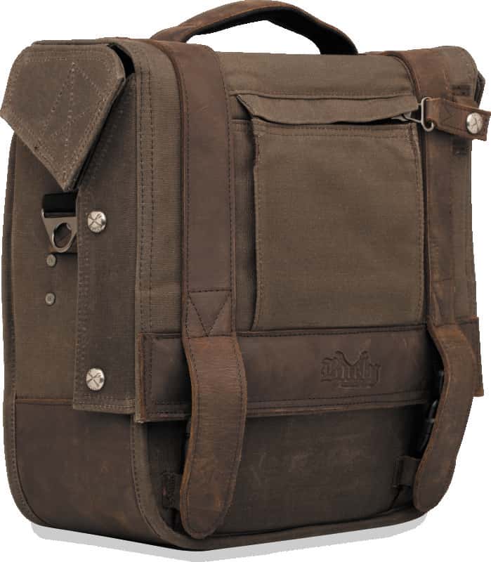 Burly Brand — Burly Brand Voyager Saddlebag Each - Dark Oak - view 3