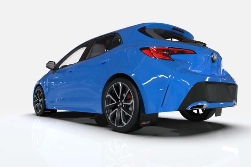 Rally Armor — Rally Armor 19-22 Hyundai Veloster N Black Mud Flap BCE Logo - view 2