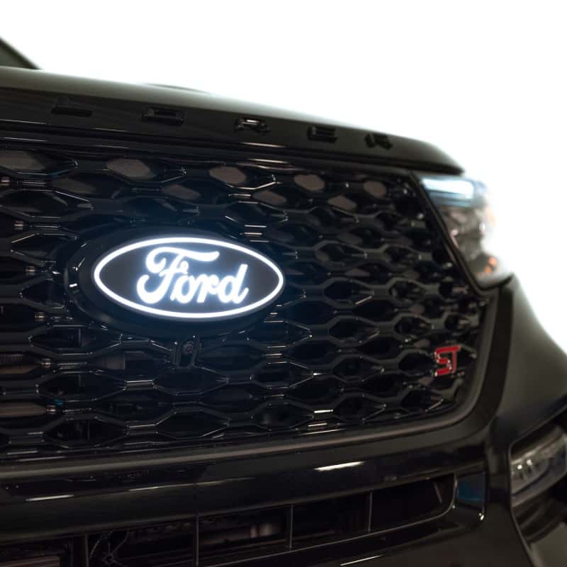 Putco — Putco 2024 Ford Explorer Luminix Front Grille Ford LED Emblem - view 2
