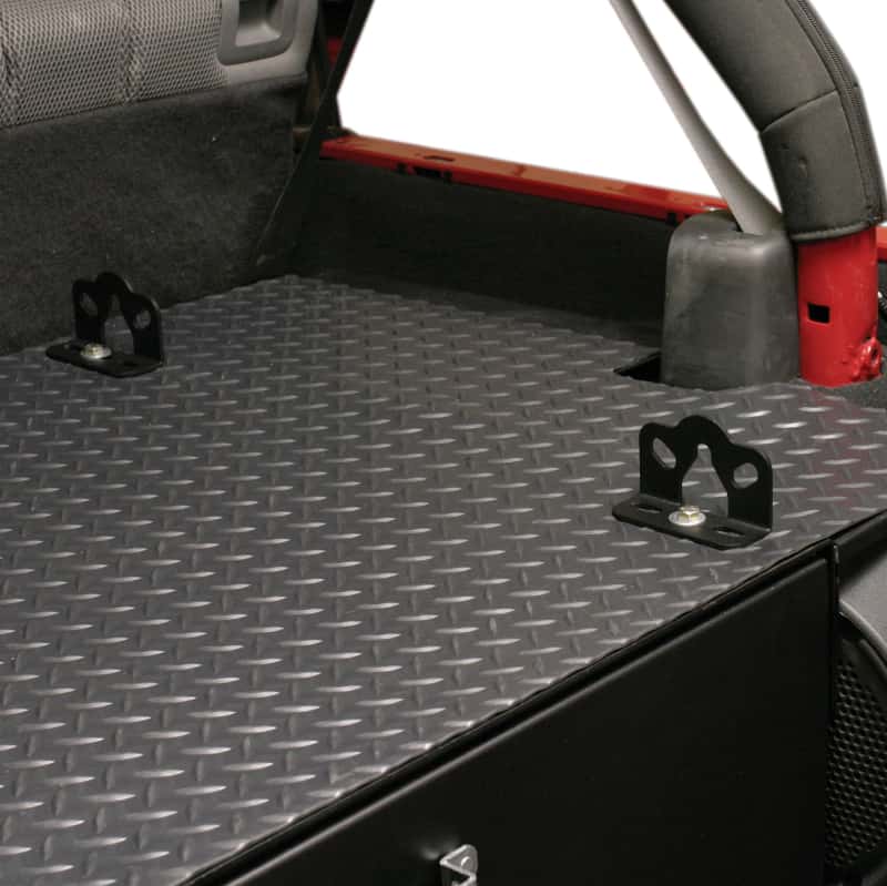 Tuffy Products — Tuffy 4Ftx3Ft Black Diamond Plate Vinyl Mat
Vinyl Liner - view 1