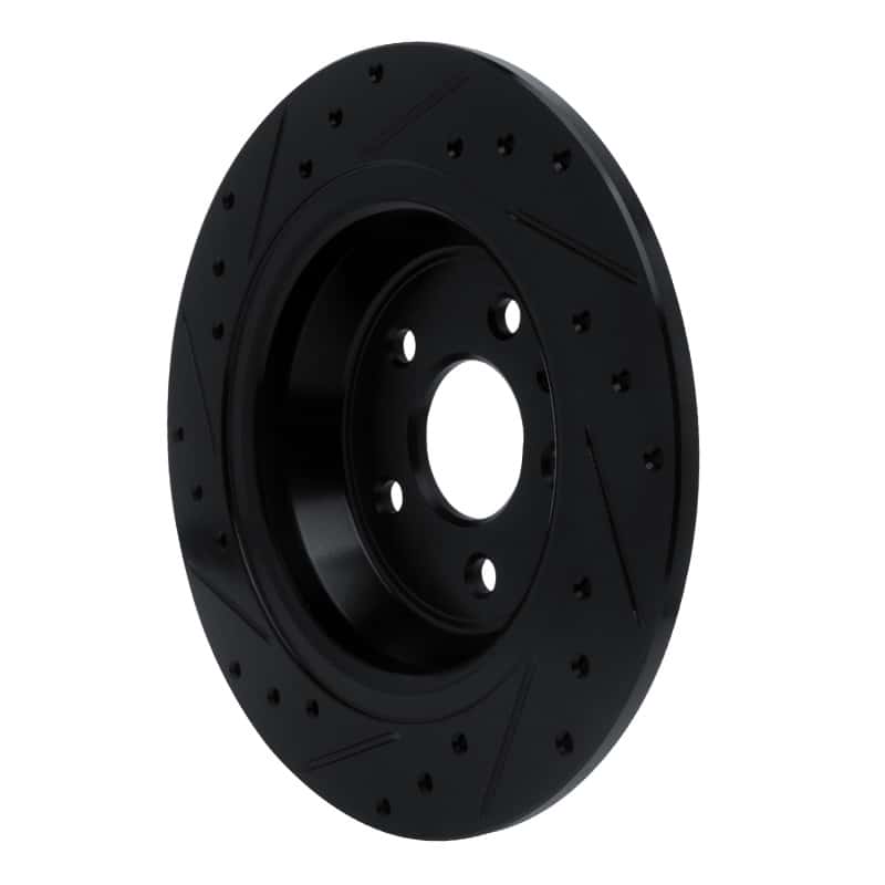 R1 Concepts — R1 13-20 Ford Fusion Rear Right Drilled & Slotted Black Brake Rotor
R1 Brake Rotor Drill - view 4