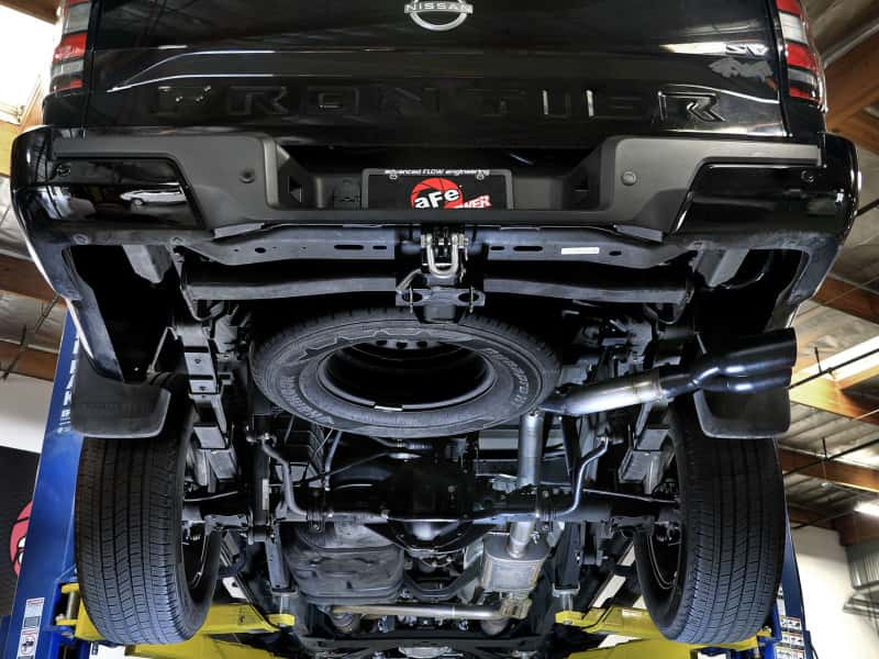 aFe — aFe 2022+ Nissan Frontier V6 Vulcan Series SS Cat-back Exhaust w/ Black Tips
Cat-Back Exhaust - view 6