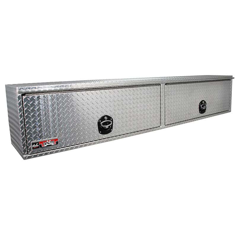 Westin — Westin/Brute High Cap HD Top Sider 16in x 96in w/flip up Doors - Aluminum
ToolBxTrkBedSideRail - view 2