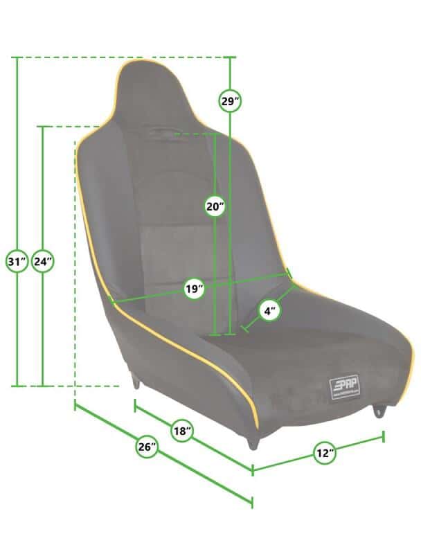 PRP Seats — PRP Roadster High Back Suspension Seat - view 3