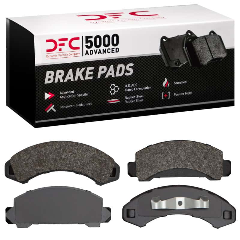DFC — DFC 83-97 Ford Explorer Front 5000 Advanced Semi Metallic Brake Pads
DFC Brake Pad Set - view 1
