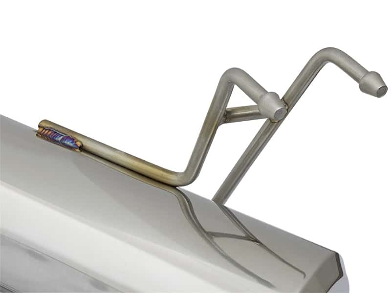 aFe — aFe POWER Takeda 16-17 Honda Civic I4-1.5L (t) 2.5-2.25in 304 SS CB Dual-Exit Exhaust Blue Tips
Cat-Back Exhaust - view 6