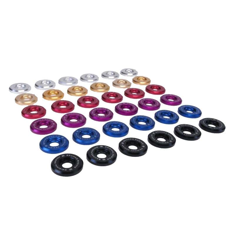 Skunk2 Racing — Skunk2 Large Fender Black Anodized Washer Kit (6 Pcs.)
Engine Dress-Up Kit - view 5