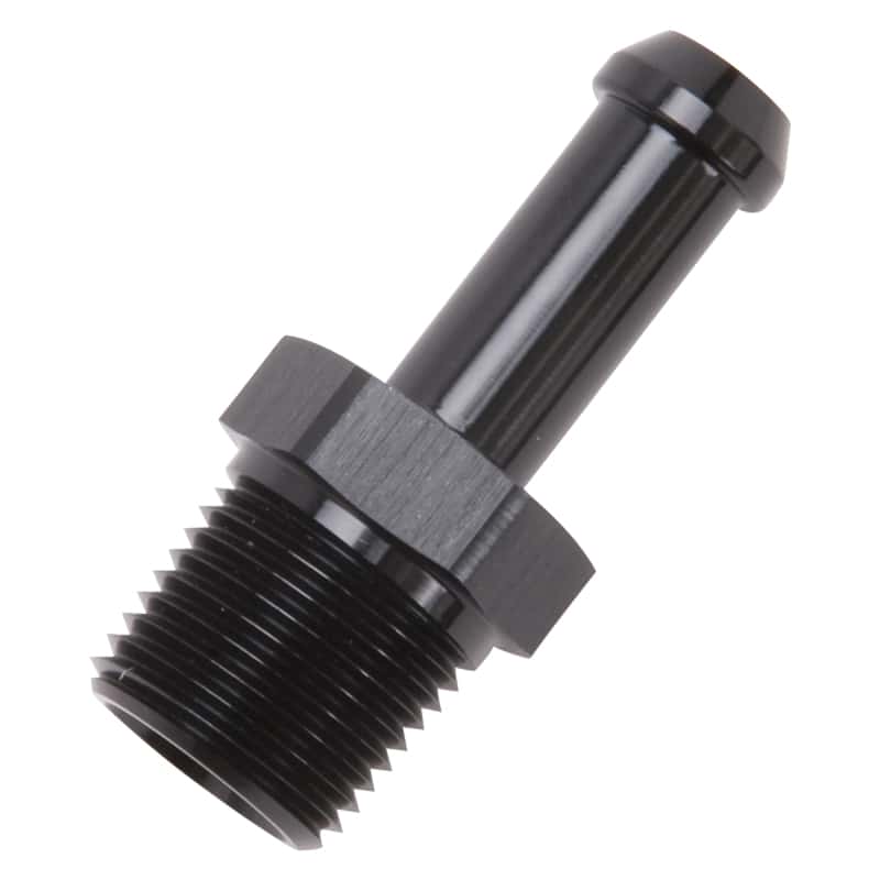 Edelbrock — Edelbrock Hose End Straight 3/8In NPT to 3/8In Barb Black Anodize
KIT PARTS - view 4