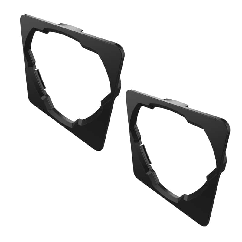 KC HiLiTES — KC HiLiTES Square Universal Shrouds for Flex Era 3 Lights (Pair) - view 3