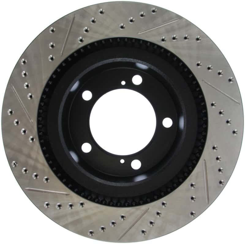 Stoptech — StopTech 07-09 Toyota Tundra / 08-09 Toyota Sequoia Front Left Slotted & Drilled Rotor
Disc Brake Rotor
Slot/Drill Rotor - view 3