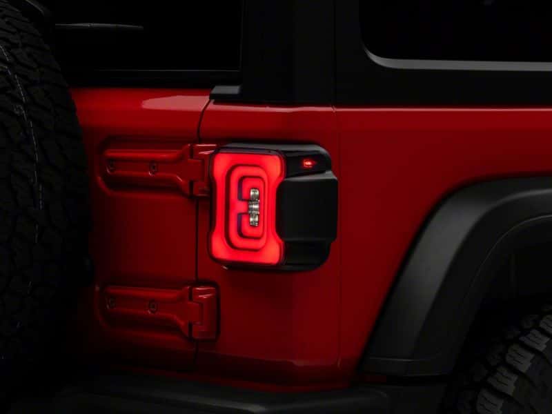 Raxiom — Raxiom 18-23 Jeep Wrangler JL Axial Series Carver LED Tail Lights- Blk Housing (Smoked Lens)
Lights - view 2