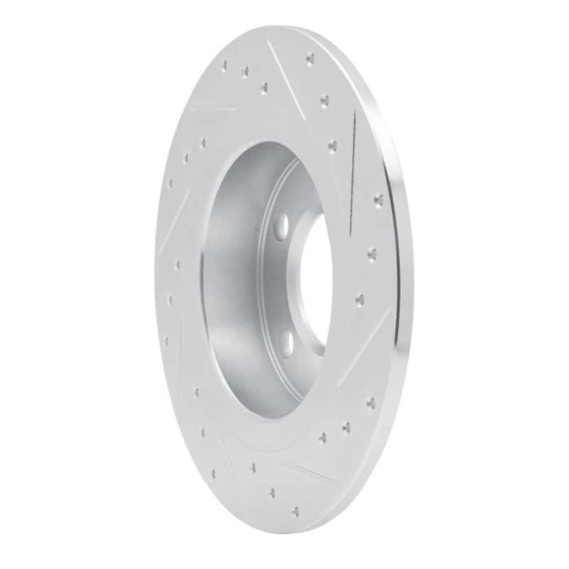 R1 Concepts — R1 11-16 Mini Cooper Paceman Rear Left Drilled & Slotted Silver Brake Rotor
R1 Brake Rotor Drill - view 4